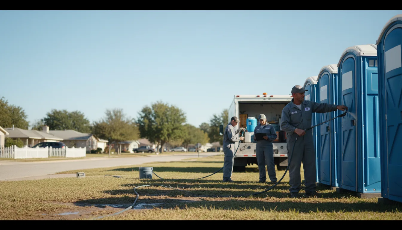 Long-Term Portable Toilet Rental in Leesburg, AL near me